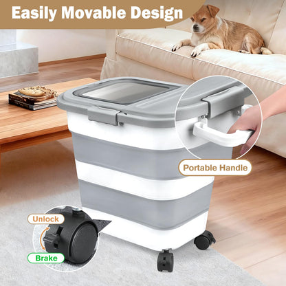 Collapsible Airtight Food Storage Container