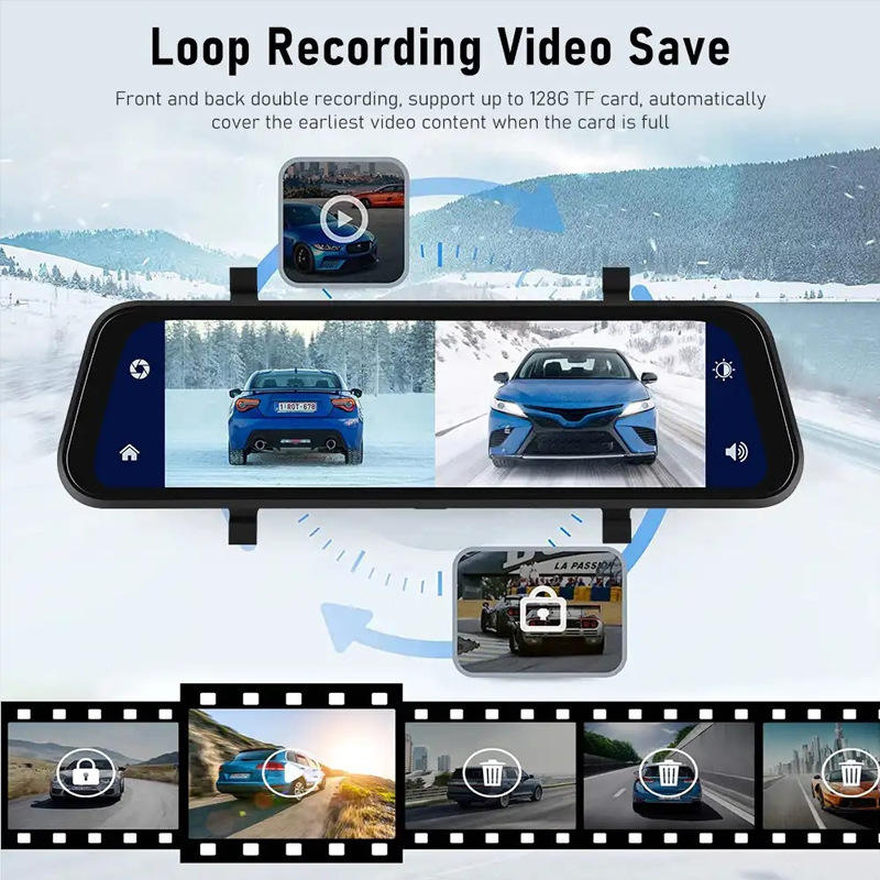 Loop recording saves video automatically