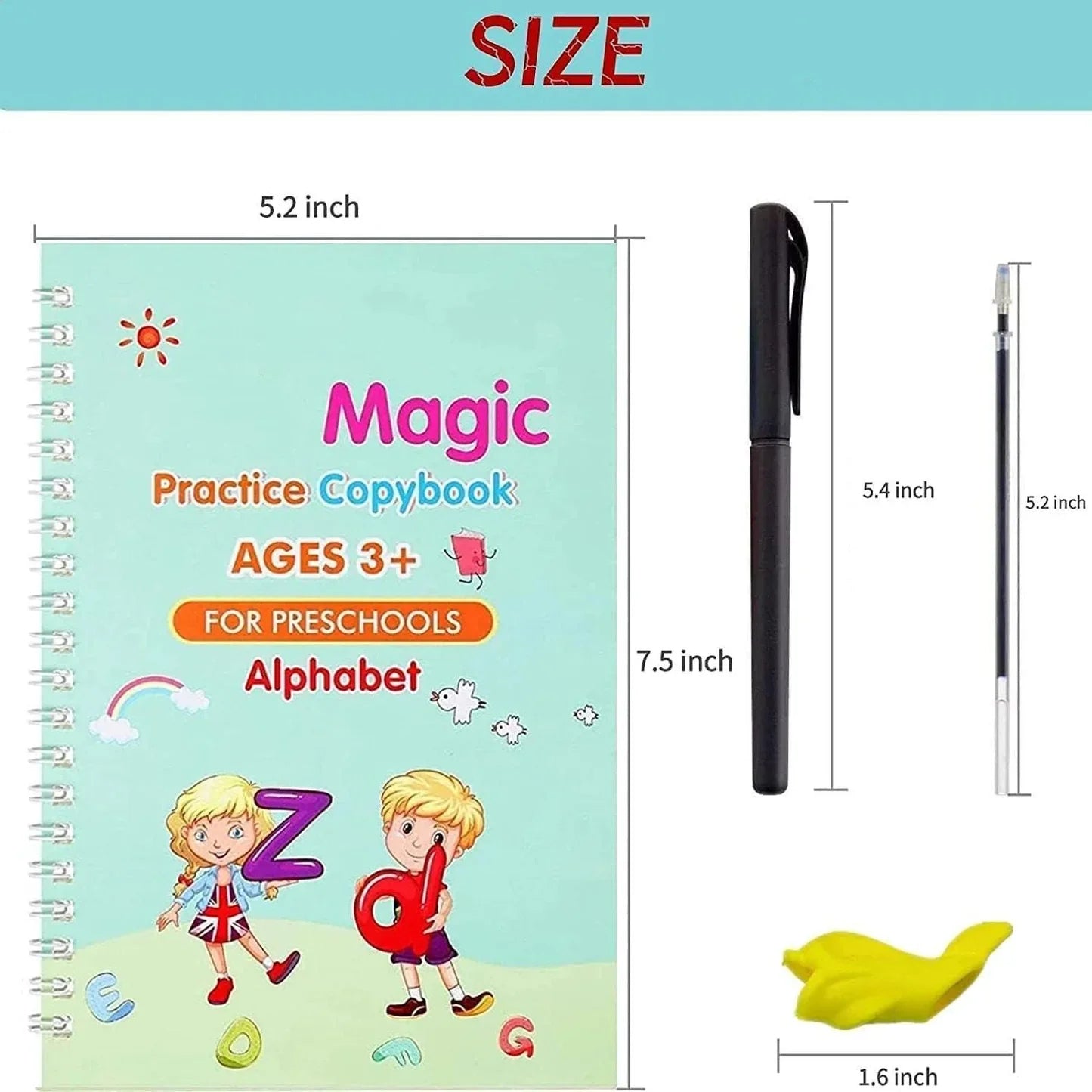 Magic Practice Copybook (4 Book + 10 Refill) (A-127)