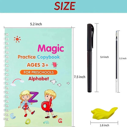 Magic Practice Copybook (4 Book + 10 Refill) (A-127)