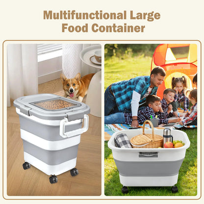 Collapsible Airtight Food Storage Container