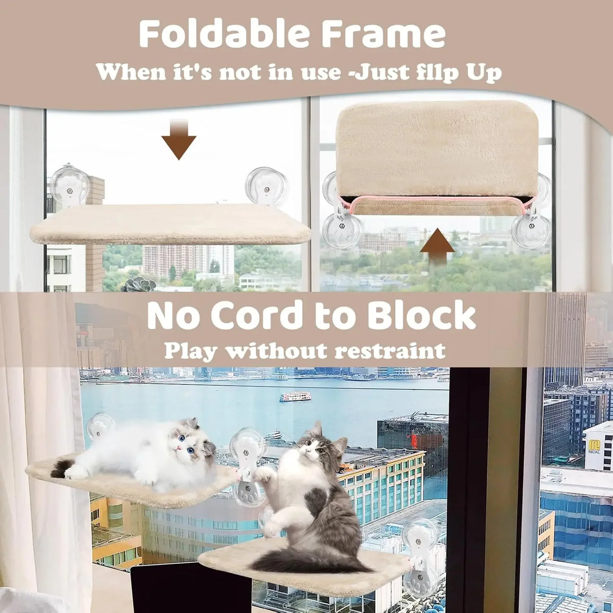 Foldable frame - flip up when not in use