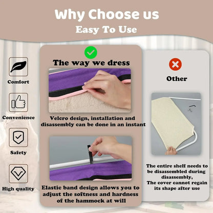 Easy to dress and install cover