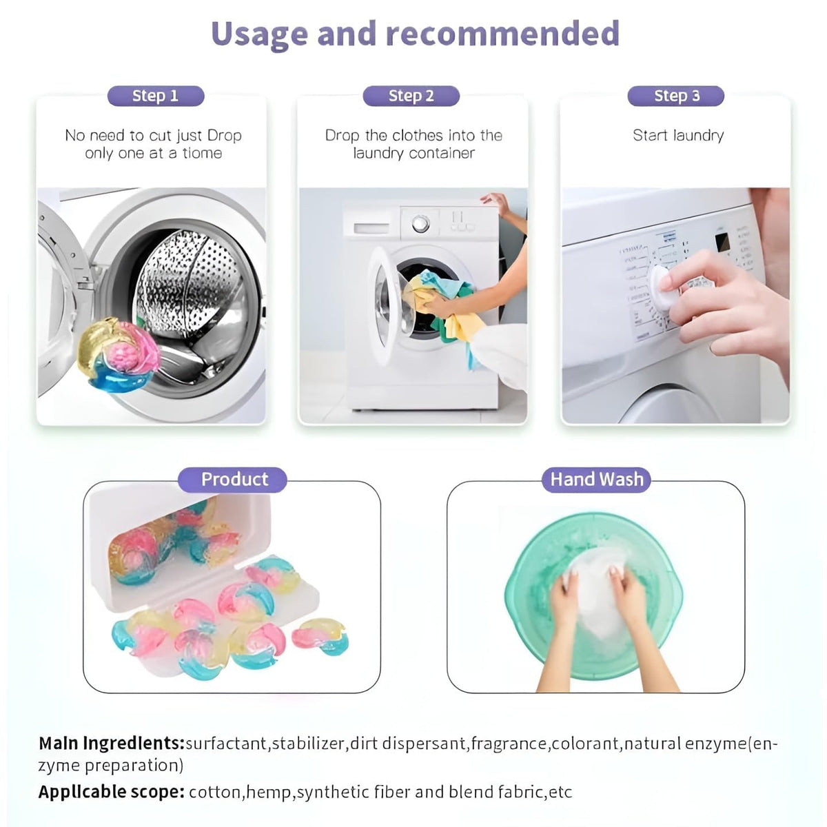 How to use laundry pods in machine and hand wash