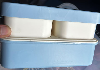 1200ml 3-Compartment Leak-Proof Lunch Box with Spoons