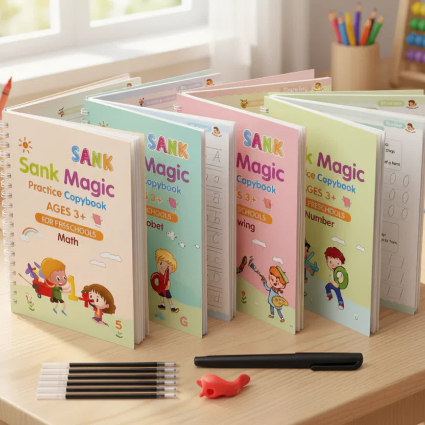 Magic Practice Copybook (4 Book + 10 Refill) (A-127)