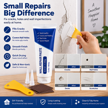 Wall Repair Paste – 500g (Pack of 2) | Crack & Hole Filler