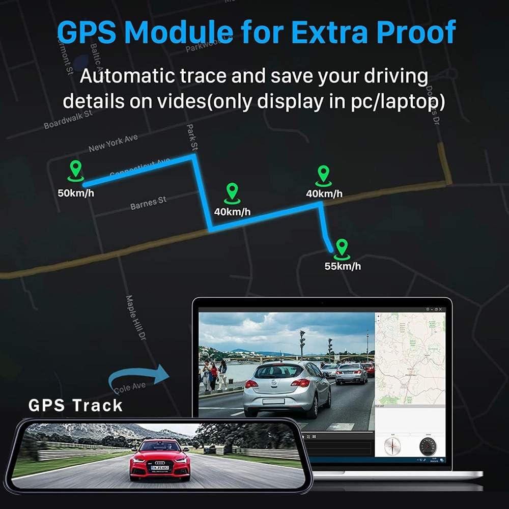 GPS module for route and speed tracking